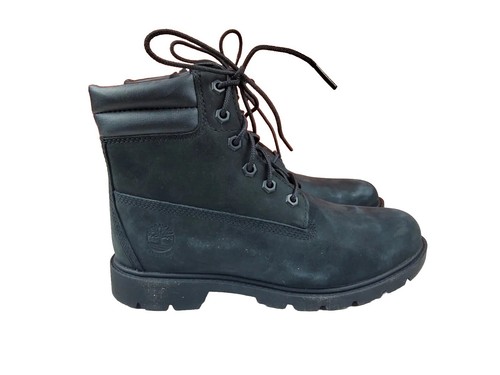 Timberland Stivaletto Donna Tiglio Impermeabile Nero Nubuck 7 5M (lot757)