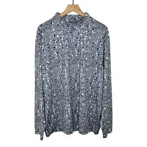 Swing Juice Men’s Golf Performance Ecotec UPF 50+ Splatter 1/4 Zip Shirt Sz XXL - Picture 1 of 5