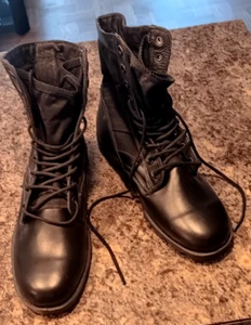 Stivali militari USA vintage resistenti alla muffa e all'acqua suola modellata diretta tg. 10 - Foto 1 di 8