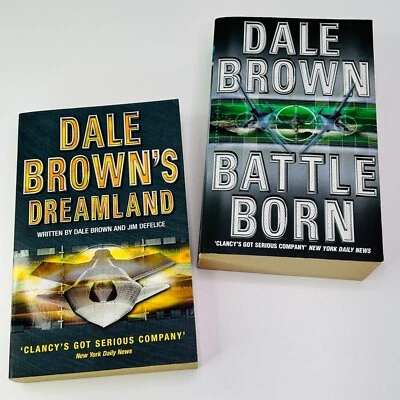 2x Dale Brown Books Dreamland (Dreamland #1) & Battle Born (McLanahan #8) Action - image 1 of 4