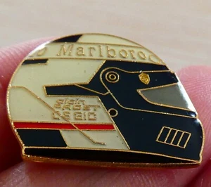 SCHÖNE PIN'S HELM PILOT F 1 FORMULA ONE ALAIN PROST FERRARI GOLDBODEN - Bild 1 von 5