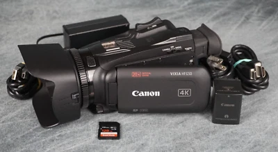 Canon VIXIA HF G50 HD 4K 30fps MP4 Flash Camcorder Black 20x Tested W/ Extras FS - Image 1 of 4