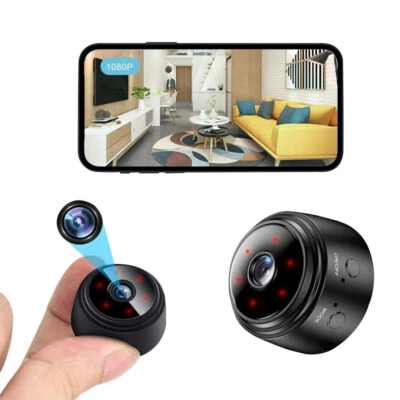 Mini Telecamera  HD 1080P Telecamera  Wifi Senza Fili Microcamera - Immagine 1 di 4