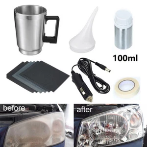 Kit de restauración de lentes de faros de automóvil Juego de herramientas de limpieza de pulido de faros restauración - Imagen 1 de 11