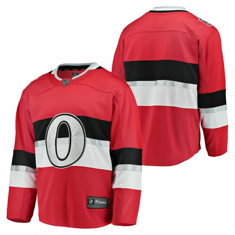 Men's Fanatics Red Ottawa Senators SENS 2017 NHL 100 Classic Jersey NWT Cover