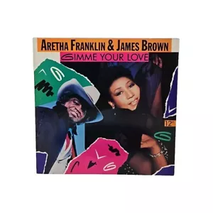 Aretha Franklin - Gimme Your Love (1989) Vinyl 12" Single • James Brown - Picture 1 of 4