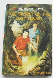 Hardy Boys Secret Of The Lost Tunnel Hardcover Book #29 1976 Print White Multi - Picture 1 of 4