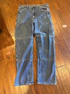 Draggin Jeans Mens 36x34 Relaxed Motorcycle Kevlar Lined Double Knee Riding - Picture 1 of 13