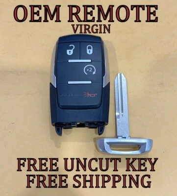 OEM 19-24 RAM 2500 3500 4500 SMART KEYLESS PROXIMITY REMOTE FOB GQ4-76T 68365327 - Image 1 of 4