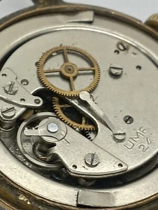 VINTAGE UMF Ruhla Military Germany Made Cal.UMF 24 Working Conditions WATCH READ - Picture 1 of 14