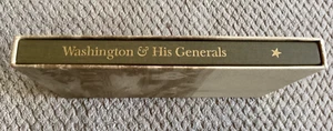 Washington & His Generals by J.T Headley (1991, Westvaco Cloth HC + Slipcover) - Picture 1 of 11