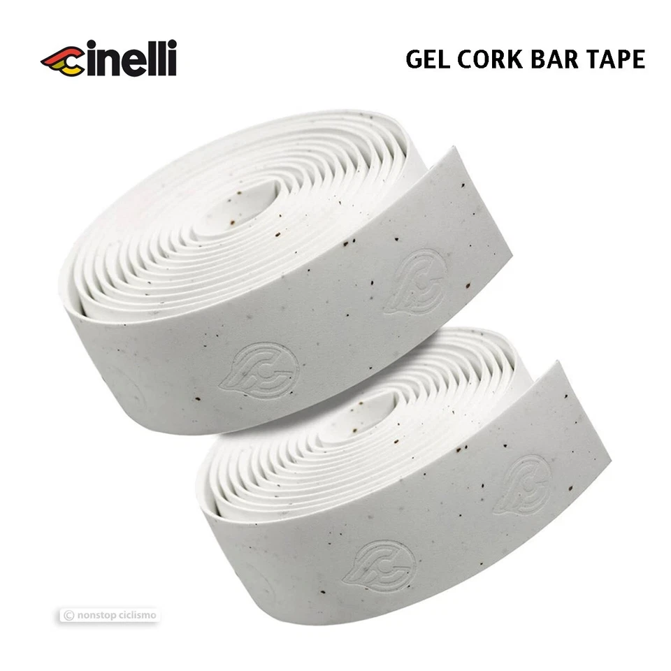 Cinelli GEL CORK Bicycle Handlebar Tape : WHITE - Image 1 of 1