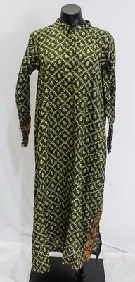 Sapphire Women's Long Sleeve Printed Cotton Lawn Shirt BE5 Green Medium - Image 1 of 4