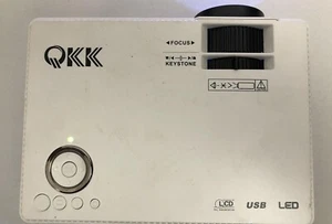 QKK QK01 Full High Definition Portable Home Theater Mini Projector, So Bright - Picture 1 of 6
