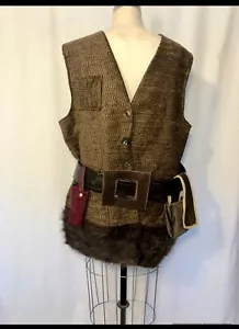 Hagrid Weste und Gürtel Replik Kostüm Komplettset Größe LARGE - Bild 1 von 6