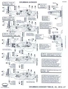 Berna Decals 1/48 GRUMMAN TBM AVENGER in French Service - Picture 1 of 2