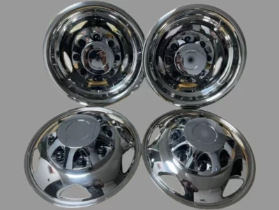 2011-2024 Silverado 3500 17" Dually Wheel Simulators Covers Dual Rim Line - Image 1 of 4