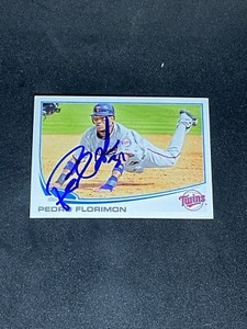 Pedro Florimon 2013 Topps #451 Minnesota Twins Auto Autographed Signed MLB Card