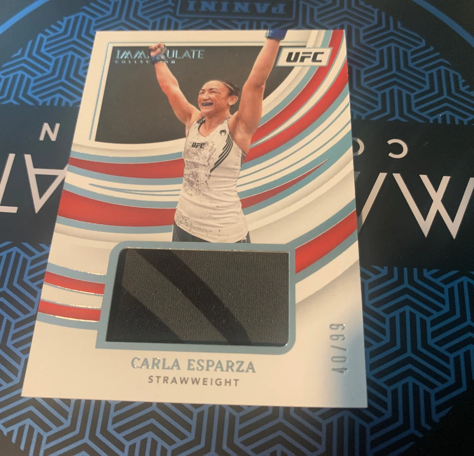 2022 Panini UFC Immaculate CARLA ESPARZA Patch Worn  Night /99 - Image 1 of 1
