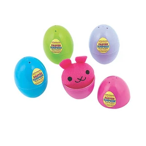 Jumbo Plush Surprise-Filled Plastic Easter Eggs, 12 Pc., Toys, 12 Pieces - Picture 1 of 1