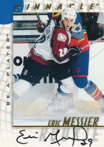 Autógrafos Be A Player 1997-98 #204 Eric Messier - Colorado Avalanche - Imagen 1 de 1