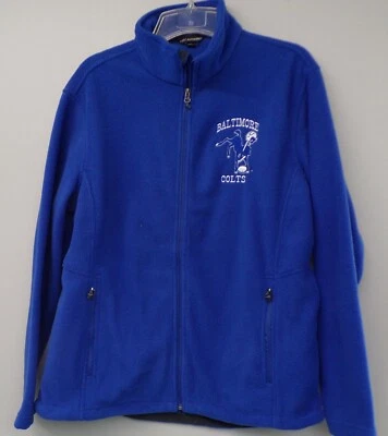NFL Football Baltimore Colts Logo Mens Fleece Jacket XS-6XL New - Image 1 of 2