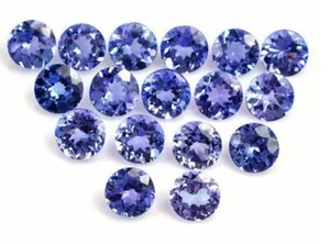 TANZANITE ROUND LOTTO ct. 2.05 – 20 pezzi - Foto 1 di 5
