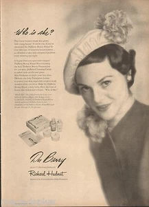 1949 Du Barry Reinigungscreme Vintage Druck Anzeige Original Richard Hudnutt - Bild 1 von 1