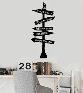 Toy Story Sign Pathway Wall Sticker Vinyl Art Decal Decor Kids Room Home Decor - Picture 1 of 5