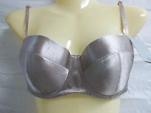 Nuevo sujetador para mujer Fine Lines talla 32 E SSP020 Latte 4 vías sin tirantes satinado - Imagen 1 de 8