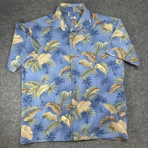 Half Moon Bay Hawaiian Shirt Size Large Floral AOP Short Sleeve Button Up Cotton - Picture 1 of 7
