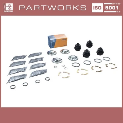 GKN - SPIDAN - LOEBRO 4x Achsmanschette für PORSCHE 911 G 928 '87- 964 C2 Turbo HA + Unterlegplatten