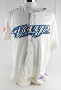 Camiseta deportiva blanca 2011 Toronto Blue Jays Brian Dopirak #3 emitida por el juego 50 894 - Imagen 1 de 12