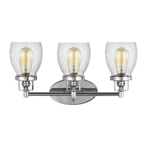 Belton 3-Light Bathroom Vanity Light in Chrome - Picture 1 of 1