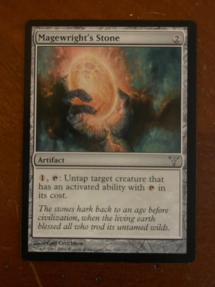 MTG Magic the Gathering Dissension Magewright's Stone LP Quantity Available - Image 1 of 2