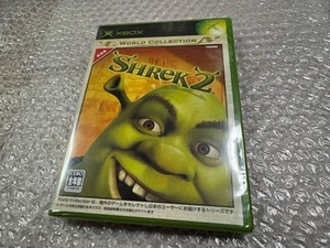 Shrek 2 World Collection Microsoft XBOX New Japan Import Free shipping FedEx DHL - Picture 1 of 8