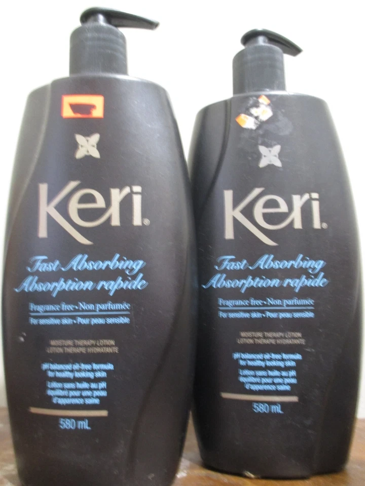 2x Keri Original Moisture Therapy Lotion For Sensitive Skin Fragrance Free 500ml - Image 1 of 1