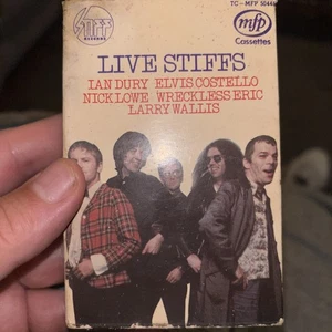 LIVE STIFFS: STIFF RECORDS -  IAN DURY/ELVIS COSTELLO ETC (UK CASSETTE TAPE) - Picture 1 of 4