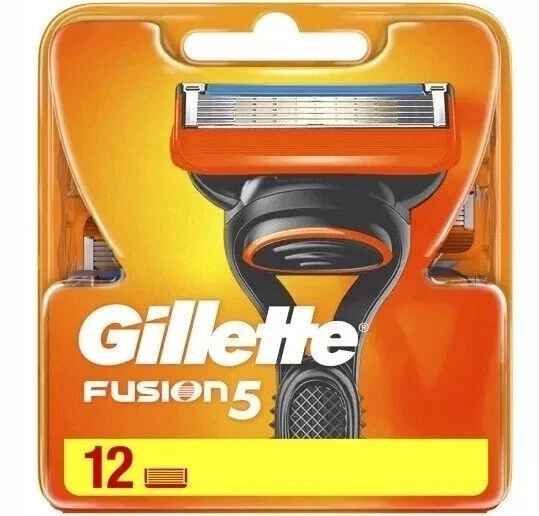 Gillette Fusion 5 Rasierklingen - 12-er Pack / 12 Rasierklingen NEU und OVP