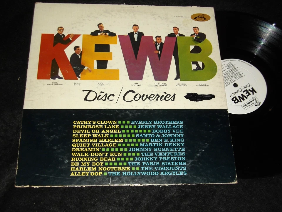 Circa 1961 Radio R&B Sampler LP SF Bay Area CA KEWB Buck Herring DISC/ COVERIES - Image 1 of 1