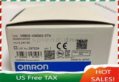 Omron V680S-HMD63-ETN RFID System Reader Writer DC24V - Image 1 of 4