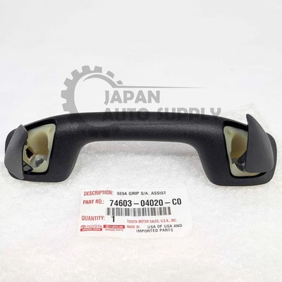 OEM GENUINE TOYOTA 16-23 TACOMA BLACK A-PILLAR GRIP ASSIST HANDLE 74603-04020-C0 - Image 1 of 4