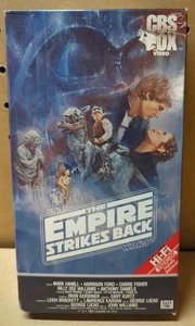 Star Wars The Empire Strikes Back VHS 1980 CBS Fox Video HiFi Stereo 124 Minutes - Imagen 1 de 14