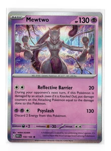 Mewtwo 150/165 Scarlet & Violet 151 Holo Rare Near Mint Pokemon Card AUS - Picture 1 of 2