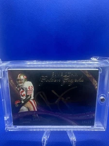 Ronnie Lott Topps Five Star Golden Graphs 2014 - tinta dorada en tarjeta automática #14/25 - Imagen 1 de 2