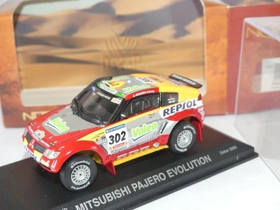 MITSUBISHI PAJERO EVOLUTION A DAKAR 2006 L. ALPHAND N°302 NOREV 1:43 - Photo 1/2