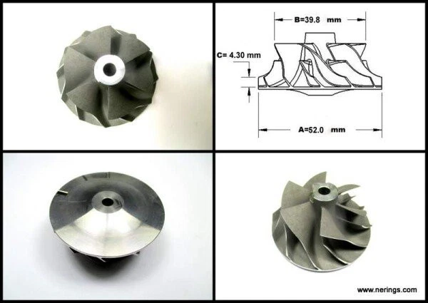 Rueda compresor turbocompresor NISSAN CABSTAR E 120.35 CW16-499 709693-0001 Foto 1 de 1