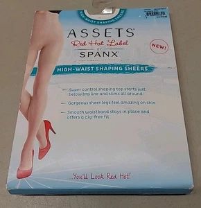 Pantimedias transparentes Red Hot Label de Assets Spanx Super Control sin usar talla 3C - Imagen 1 de 4