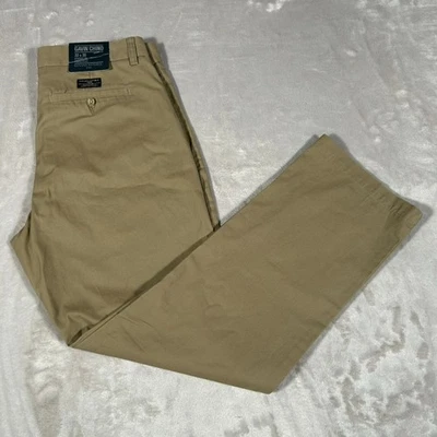 Nuevo con etiquetas Pantalón Chino Banana Republic Gavin Para Hombre 33x30 Beige Calce Recto Hecho en Egipto Foto 1 de 4