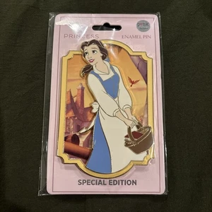PALM Disney Belle Jumbo Pin LE 200 Pink A La Mode Beauty Beast Event Exclusive - Picture 1 of 2